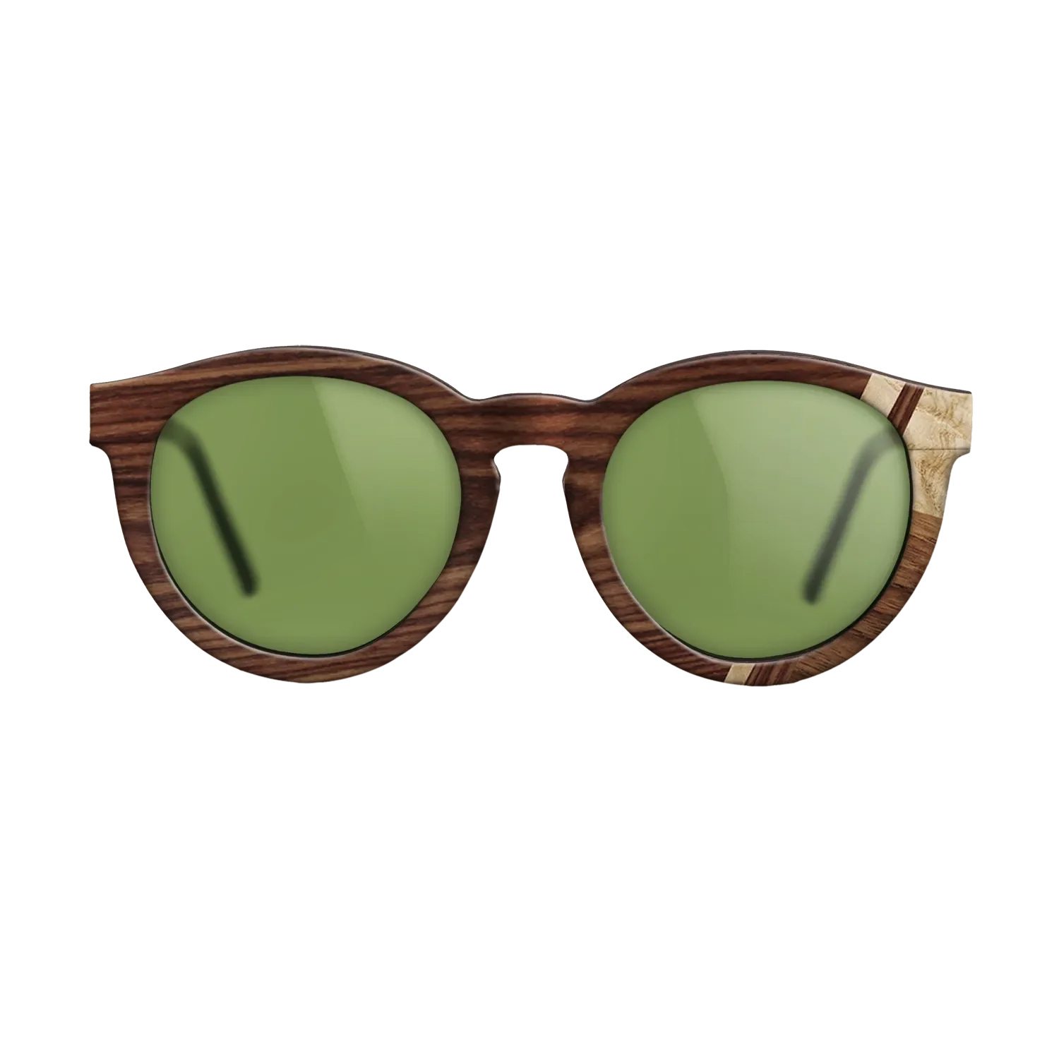 Fumed Eucalyptus,Olive Burl,Kingwood: Mosaic - The Rebel - Round - 1624 - SIRIS wood optic