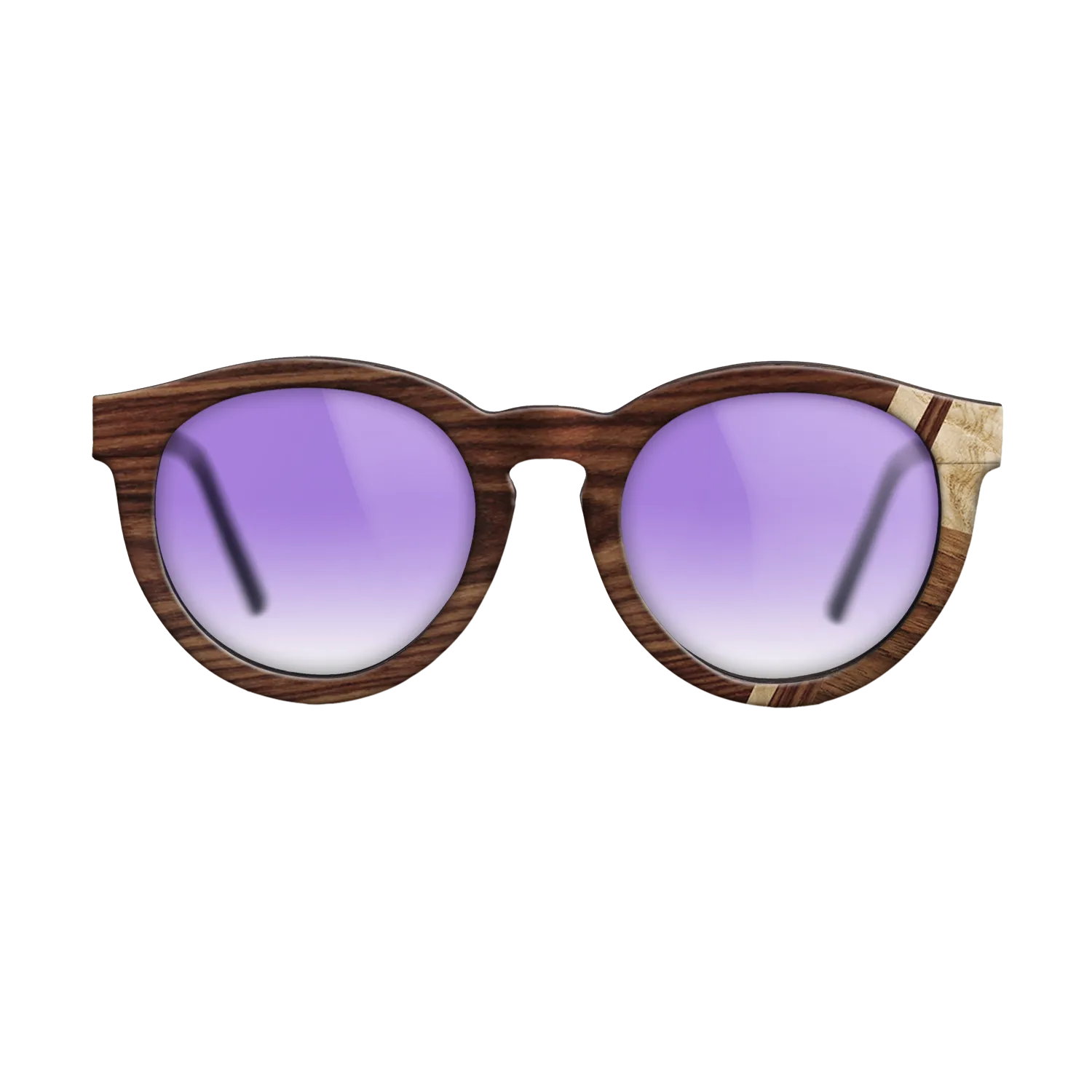 Fumed Eucalyptus,Olive Burl,Kingwood: Mosaic - The Rebel - Round - 1624 - SIRIS wood optic