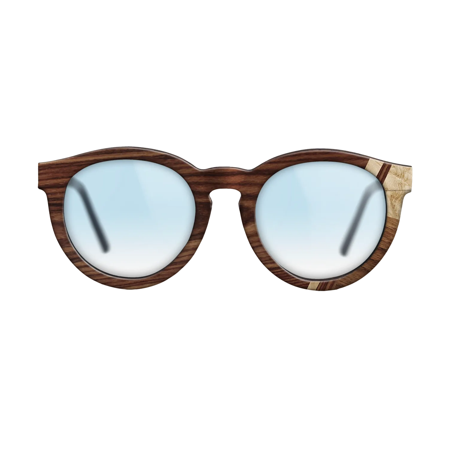 Fumed Eucalyptus,Olive Burl,Kingwood: Mosaic - The Rebel - Round - 1624 - SIRIS wood optic