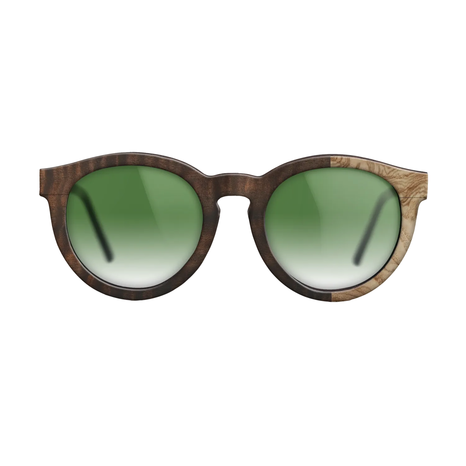 Fumed Eucalyptus,Olive Burl: Splice - The Rebel - Round - SIRIS wood optic