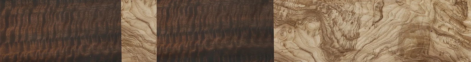 Fumed Eucalyptus,Olive Burl: Splice - The Sage - Rectangle - SIRIS wood optic