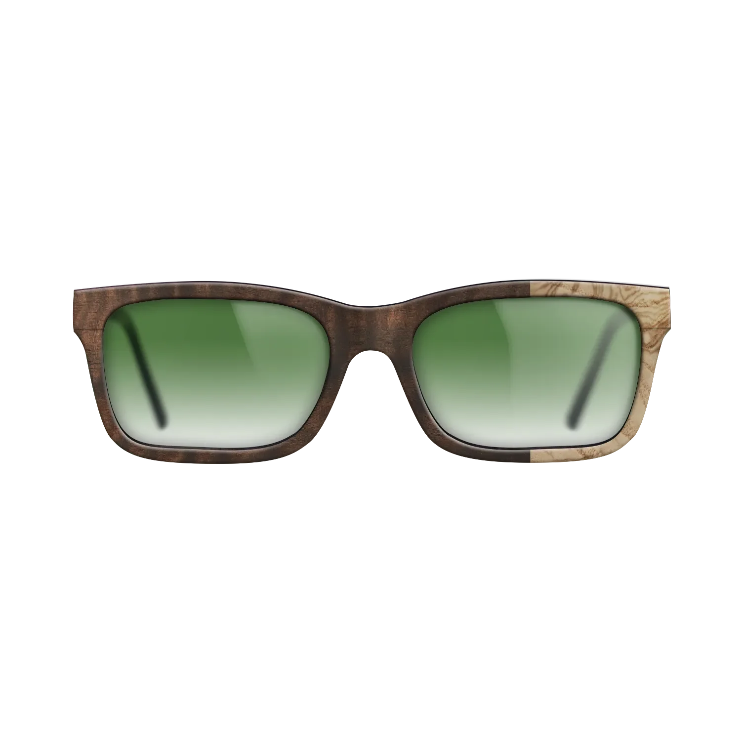 Fumed Eucalyptus,Olive Burl: Splice - The Sage - Rectangle - SIRIS wood optic