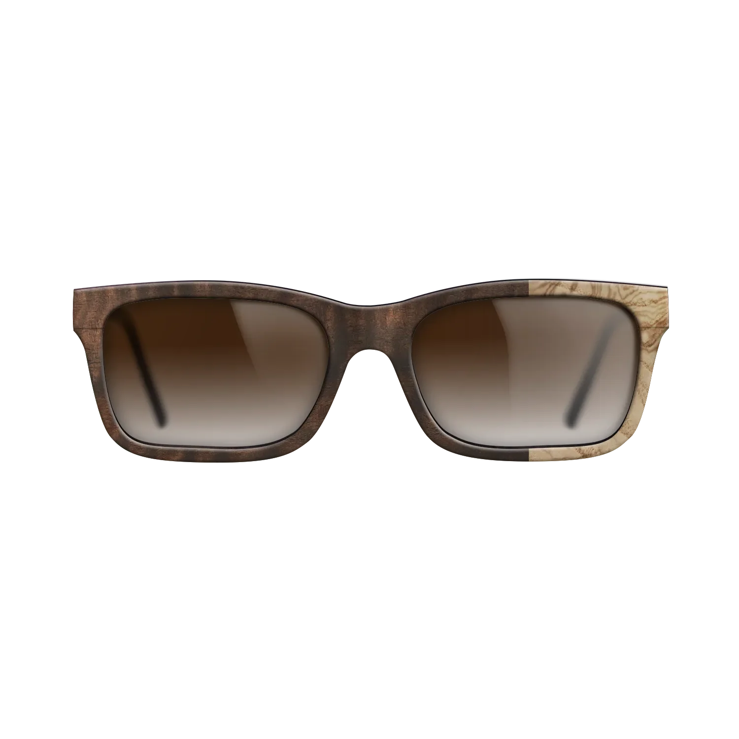 Fumed Eucalyptus,Olive Burl: Splice - The Sage - Rectangle - SIRIS wood optic