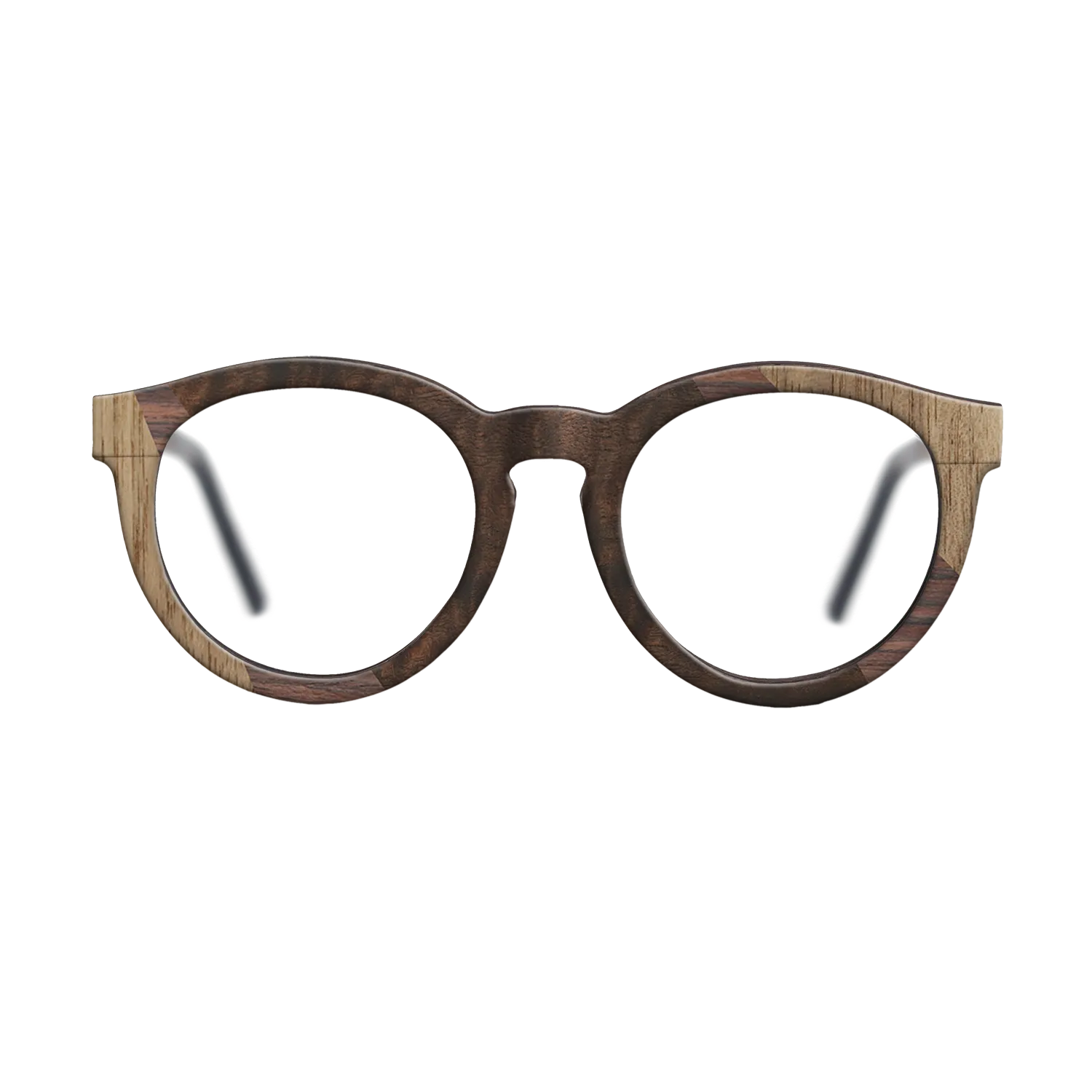 Fumed Eucalyptus,Rosewood Reconstituted,Fumed Oak,Walnut: Straight Grain: Fractal - The Rebel - Round - 1248 - SIRIS wood optic