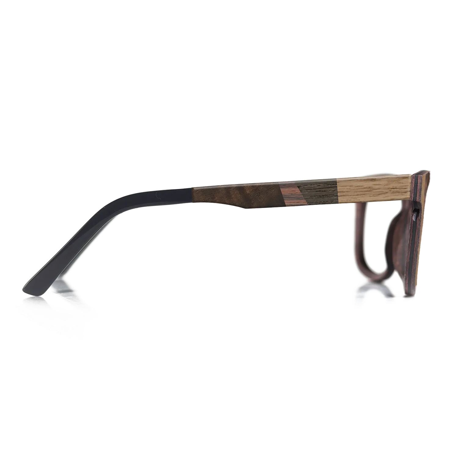 Fumed Eucalyptus,Rosewood Reconstituted,Fumed Oak,Walnut: Straight Grain: Fractal - The Rebel - Round - 1248 - SIRIS wood optic