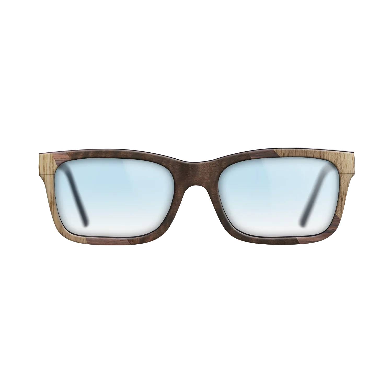 Fumed Eucalyptus,Rosewood Reconstituted,Fumed Oak,Walnut: Straight Grain: Fractal - The Sage - Rectangle - 1248 - SIRIS wood optic