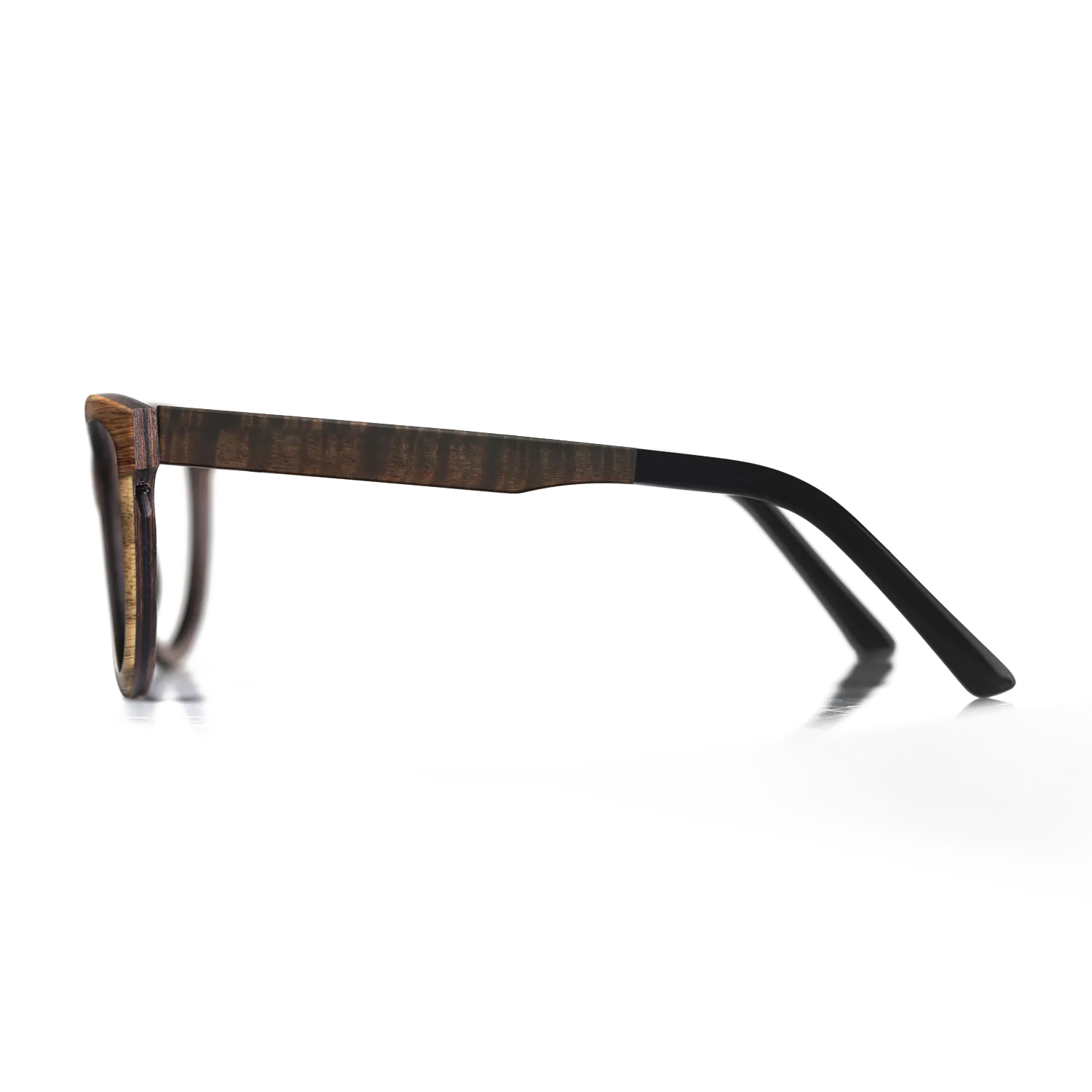 Fumed Eucalyptus,Santos Rosewood Dark,Louro Preto: Angle Cut - The Sage - Rectangle - 1805 - SIRIS wood optic