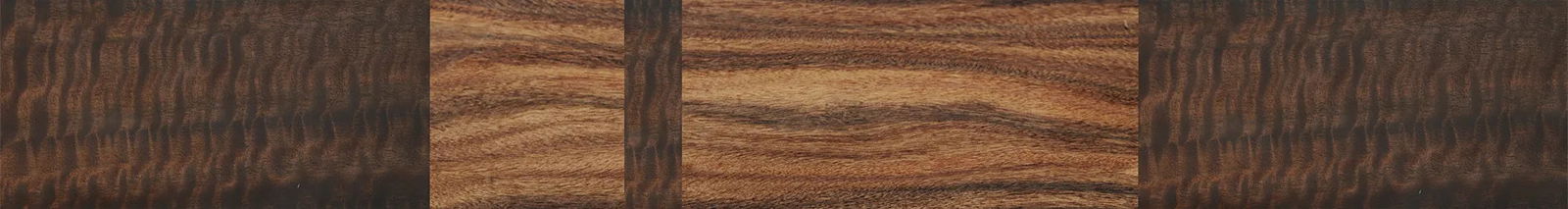 Fumed Eucalyptus,Santos Rosewood Dark: Splice - The Hero - Square - SIRIS wood optic