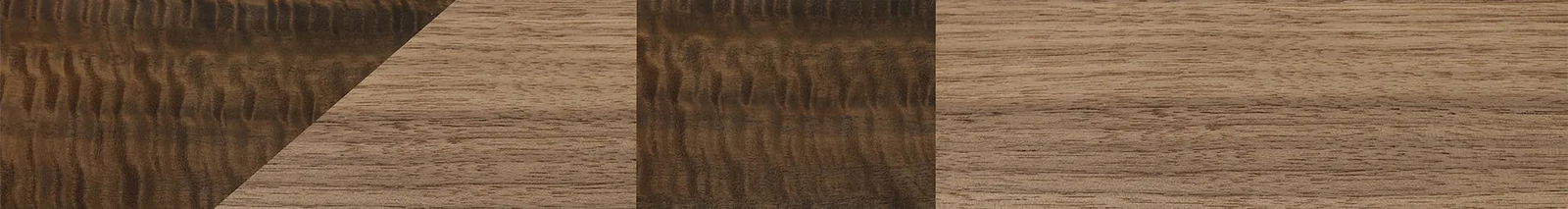 Fumed Eucalyptus,Walnut: Straight Grain: Bauhaus - The Hero - Square - SIRIS wood optic