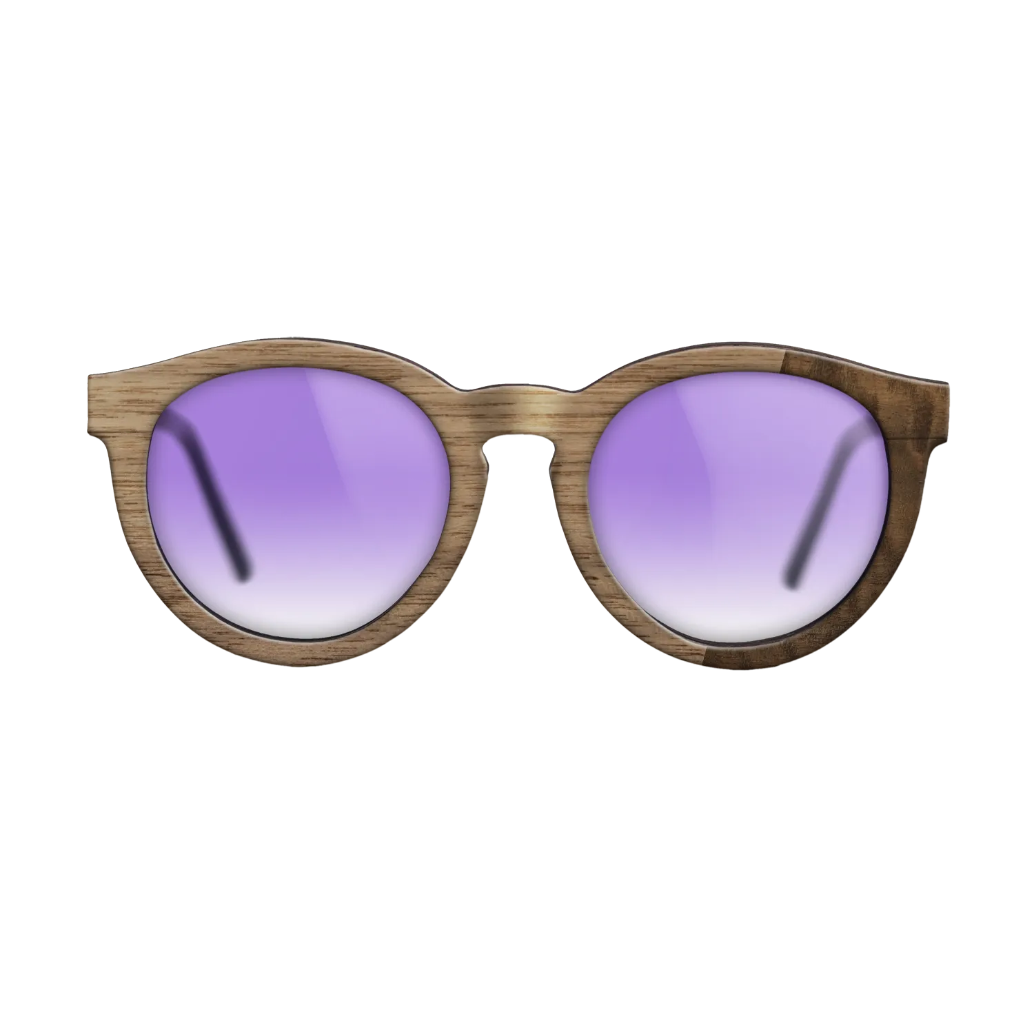 Fumed Eucalyptus,Walnut: Straight Grain: Bauhaus - The Rebel - Round - SIRIS wood optic