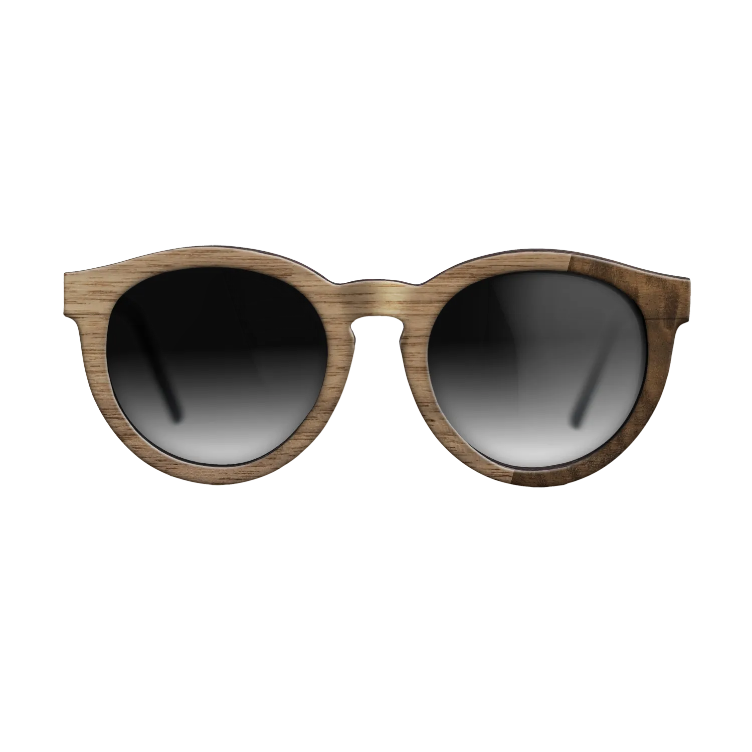 Fumed Eucalyptus,Walnut: Straight Grain: Bauhaus - The Rebel - Round - SIRIS wood optic