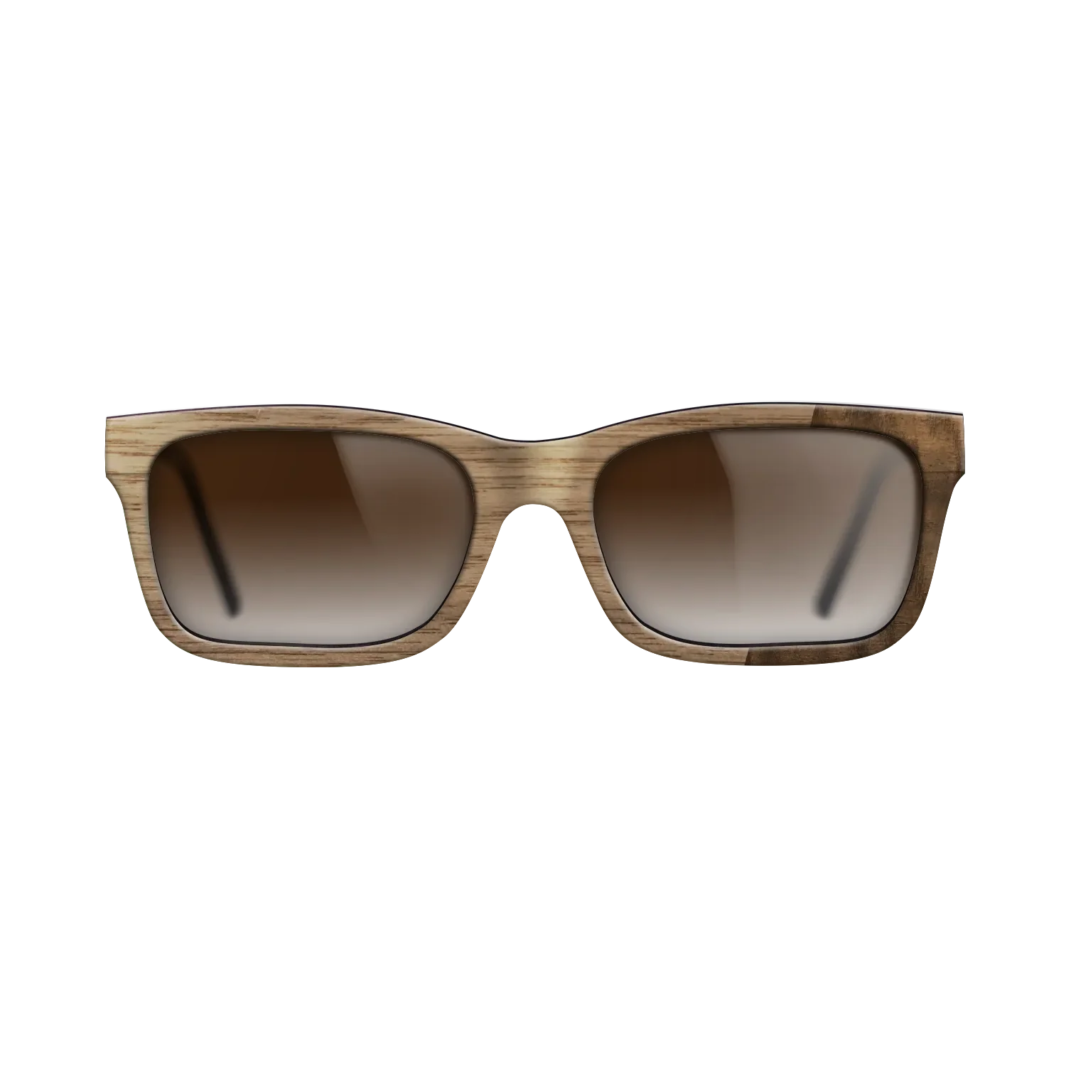 Fumed Eucalyptus,Walnut: Straight Grain: Bauhaus - The Sage - Rectangle - SIRIS wood optic