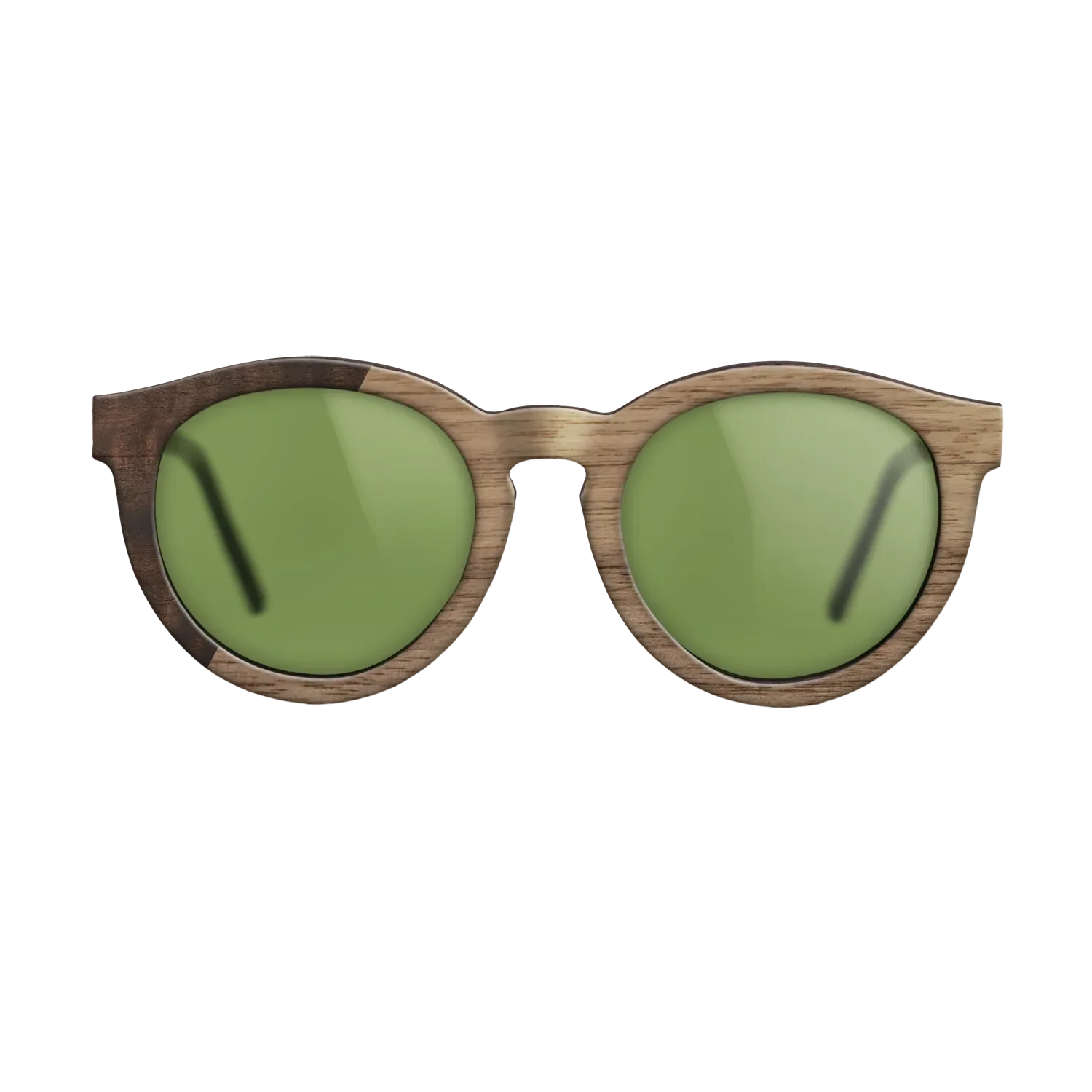 Fumed Eucalyptus,Walnut: Straight Grain: Binary - The Rebel - Round - SIRIS wood optic