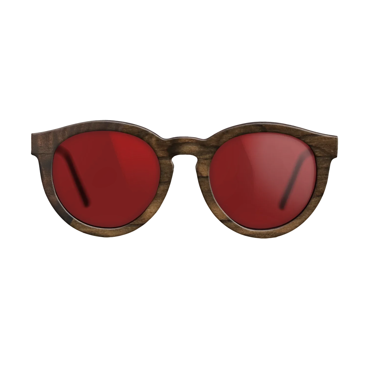 Fumed Eucalyptus,Ziricote Dark Quartered: Binary - The Rebel - Round - SIRIS wood optic