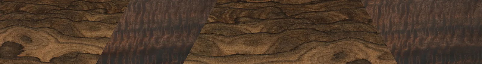 Fumed Eucalyptus,Ziricote Dark Quartered: Binary - The Sage - Rectangle - SIRIS wood optic