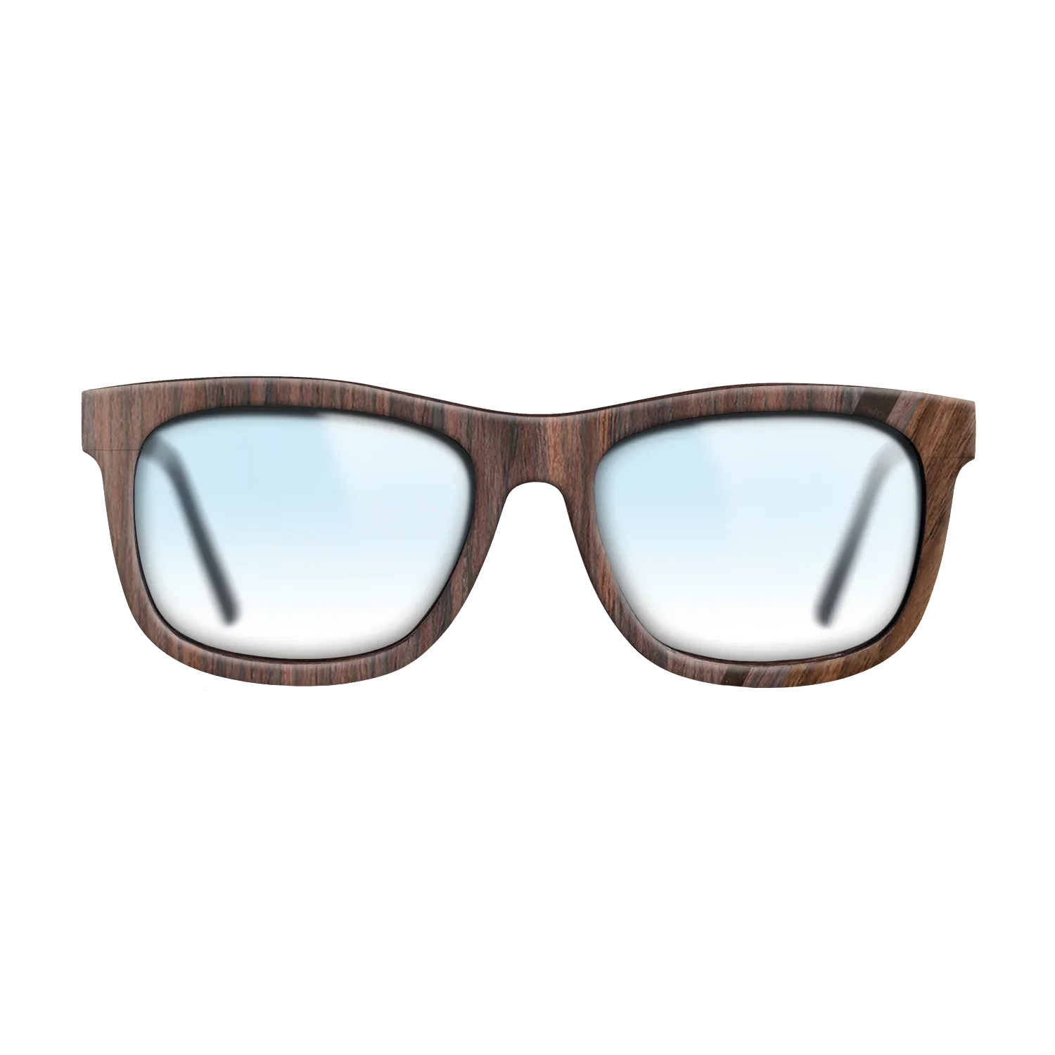 Fumed Eucalyptus,Ziricote Dark Quartered,Rosewood Reconstituted: Fractal - The Hero - Square - SIRIS wood optic