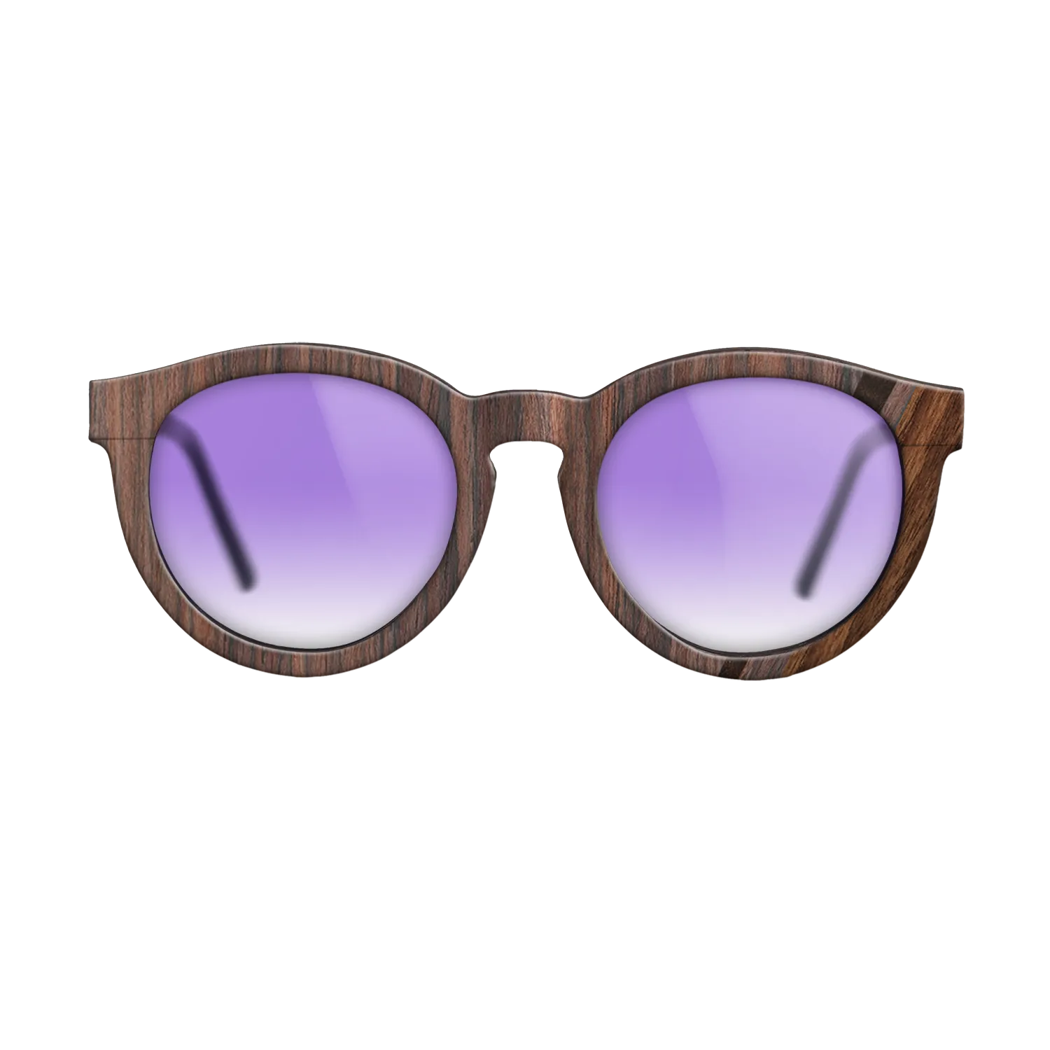 Fumed Eucalyptus,Ziricote Dark Quartered,Rosewood Reconstituted: Fractal - The Rebel - Round - SIRIS wood optic