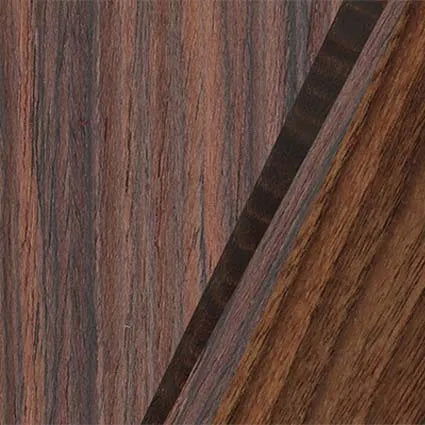 Fumed Eucalyptus,Ziricote Dark Quartered,Rosewood Reconstituted: Fractal - The Sage - Rectangle - SIRIS wood optic