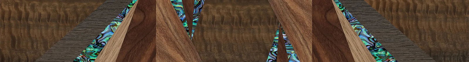 Fumed Oak,Abalone Shell,Walnut Claro Light,Walnut Claro Dark,Fumed Eucalyptus: Fractal - The Rebel - Round - SIRIS wood optic