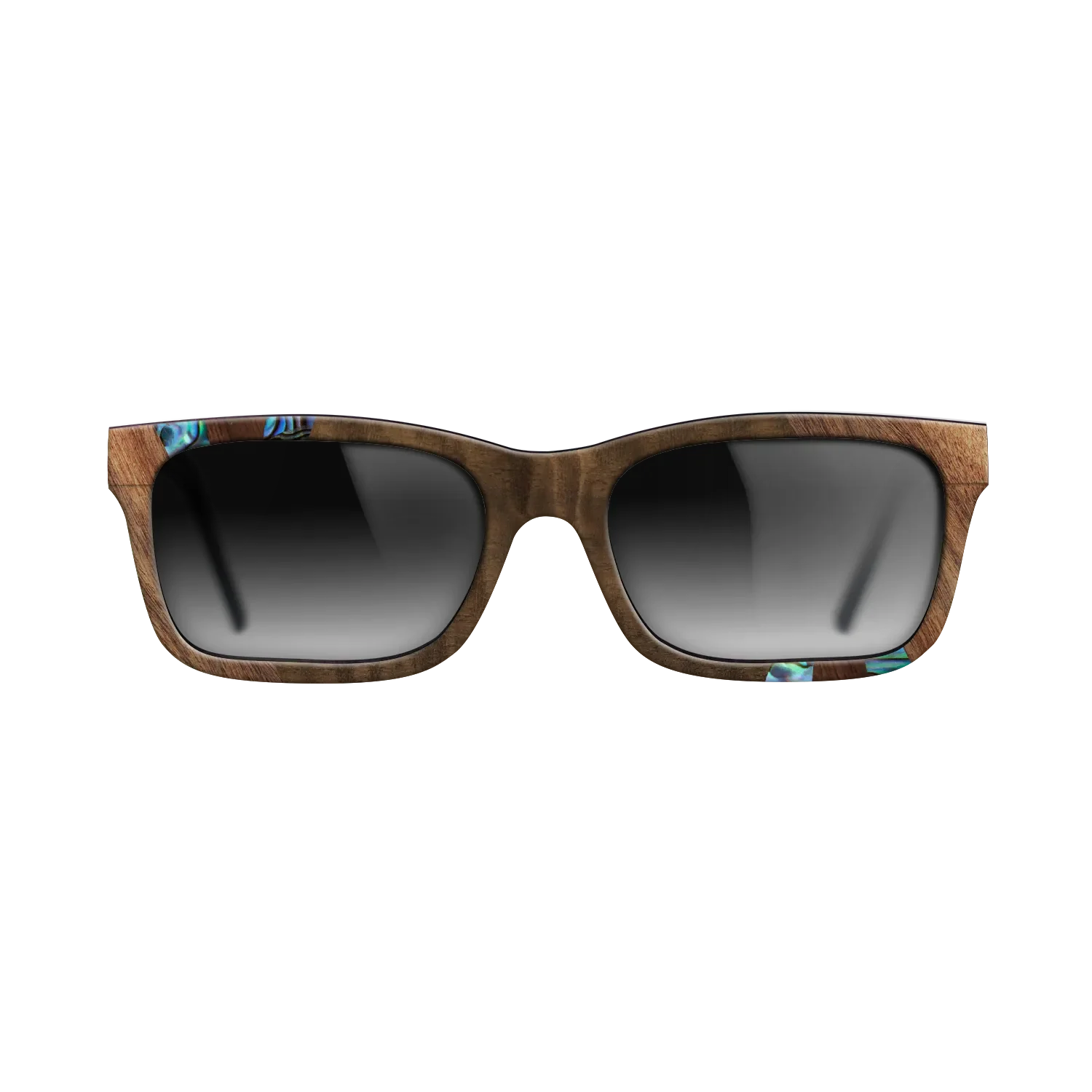 Fumed Oak,Abalone Shell,Walnut Claro Light,Walnut Claro Dark,Fumed Eucalyptus: Fractal - The Sage - Rectangle - SIRIS wood optic