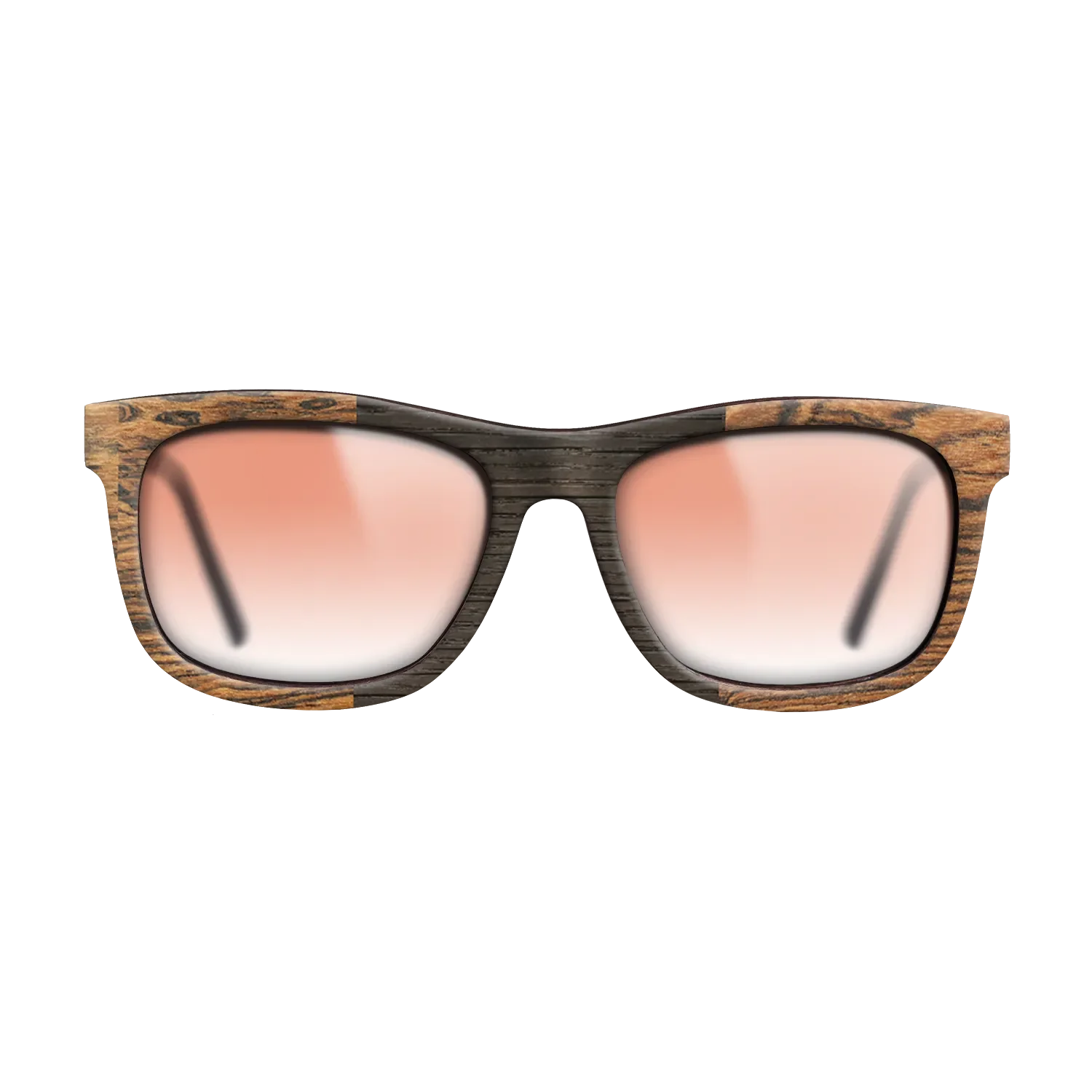 Fumed Oak,Bocote: Wedge - The Hero - Square - 2062 - SIRIS wood optic