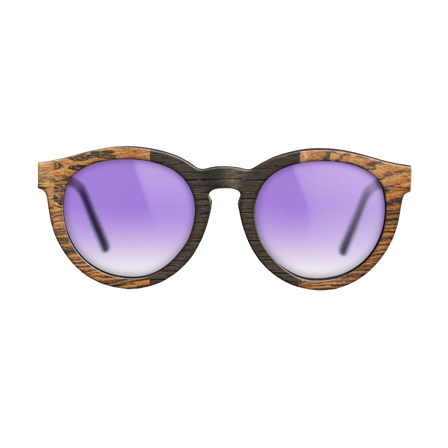 Fumed Oak,Bocote: Wedge - The Rebel - Round - 2062 - SIRIS wood optic