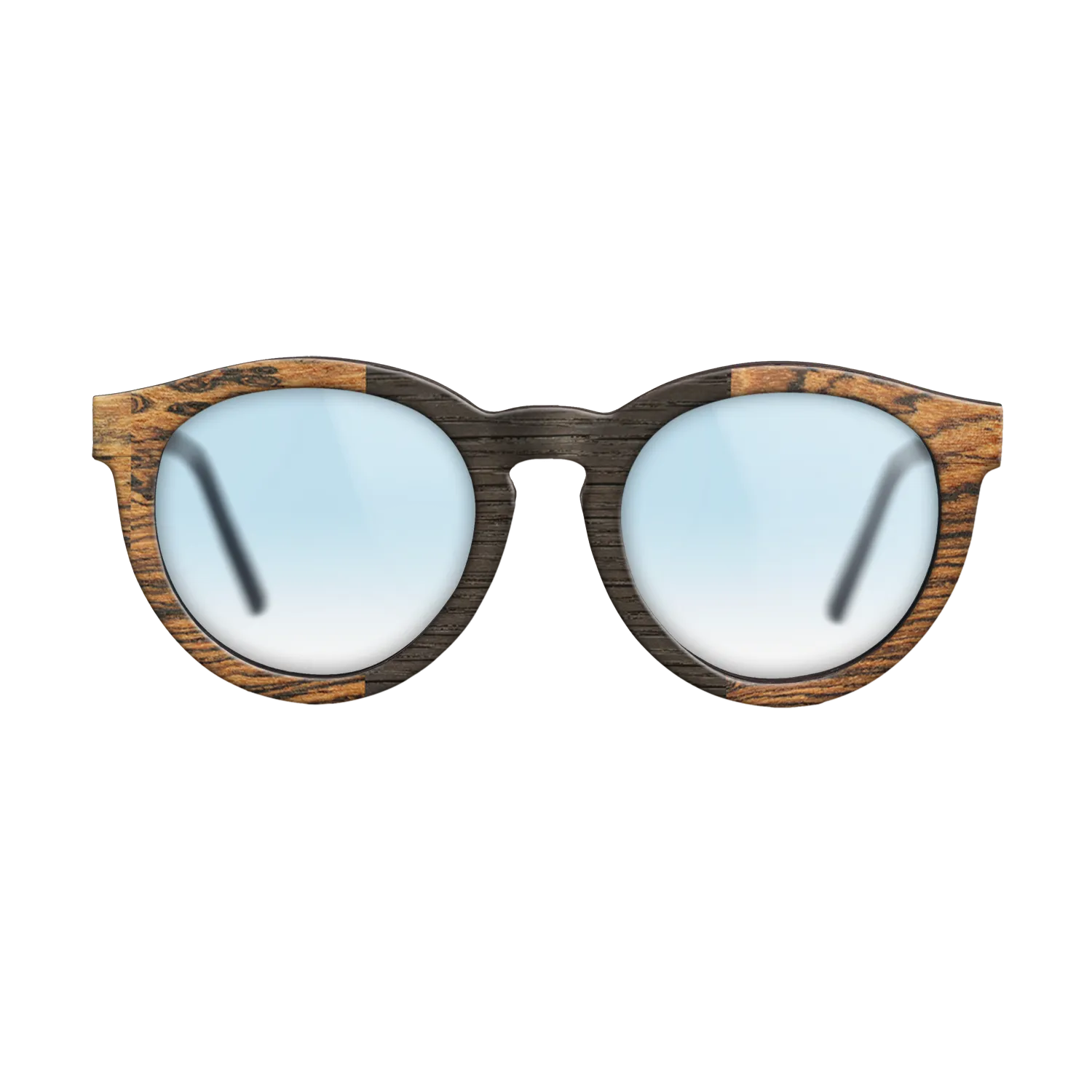 Fumed Oak,Bocote: Wedge - The Rebel - Round - 2062 - SIRIS wood optic