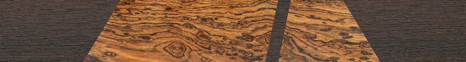 Fumed Oak,Bocote: Wedge - The Sage - Rectangle - SIRIS wood optic