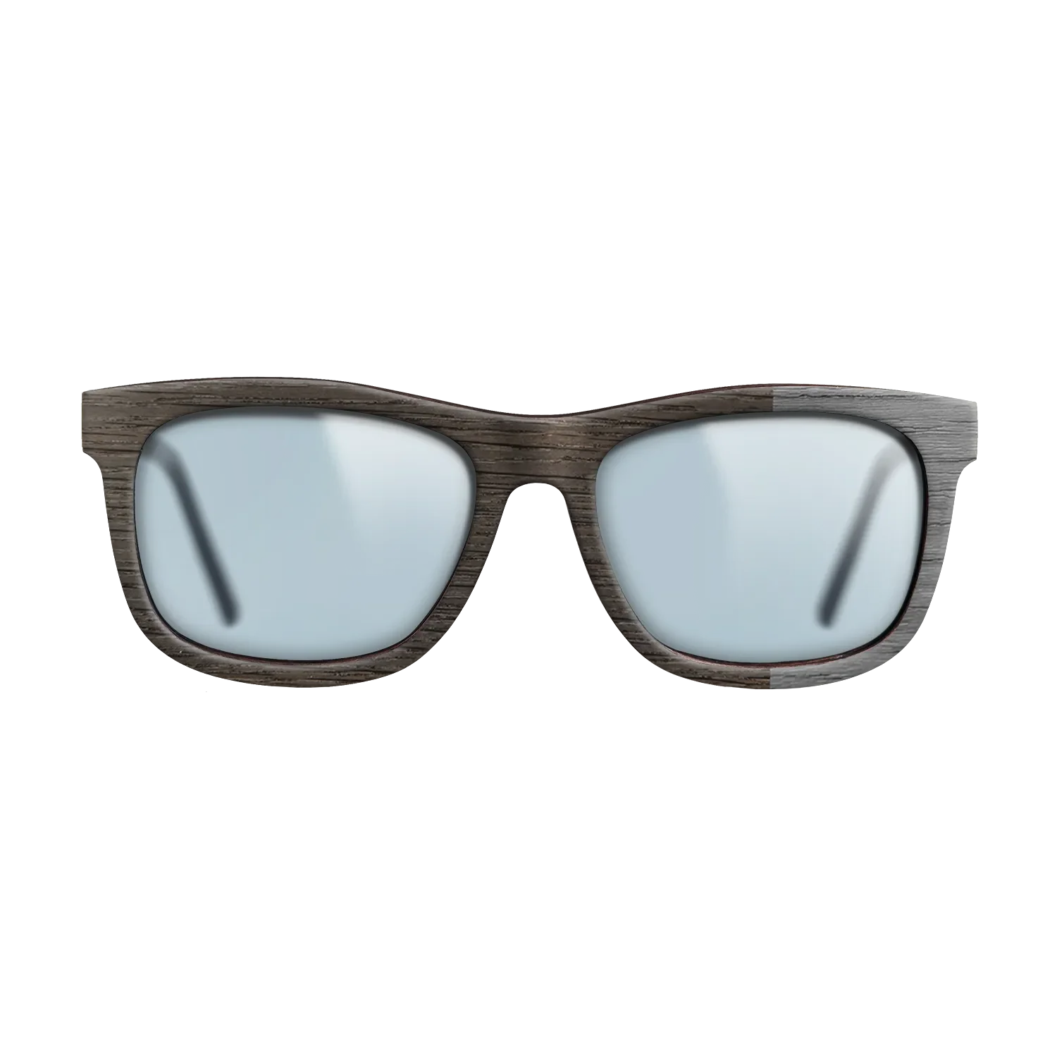 Fumed Oak, Dyed Poplar: Grey: DiCut Noir - The Hero - Square - SIRIS wood optic