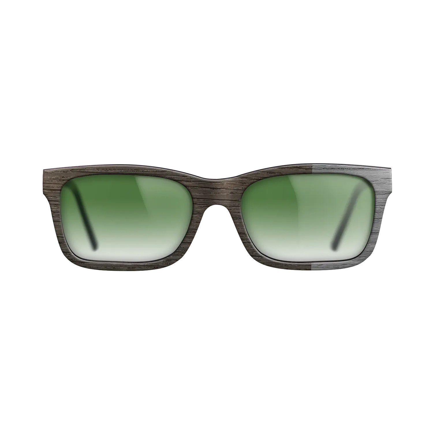 Fumed Oak, Dyed Poplar: Grey: DiCut Noir - The Sage - Rectangle - SIRIS wood optic