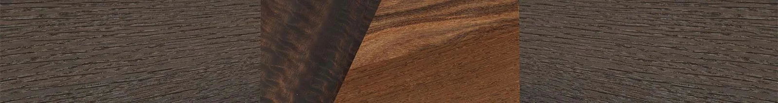 Fumed Oak,Fumed Eucalyptus,Santos Rosewood Dark,Wenge: Angle Cut - The Sage - Block - SIRIS wood optic