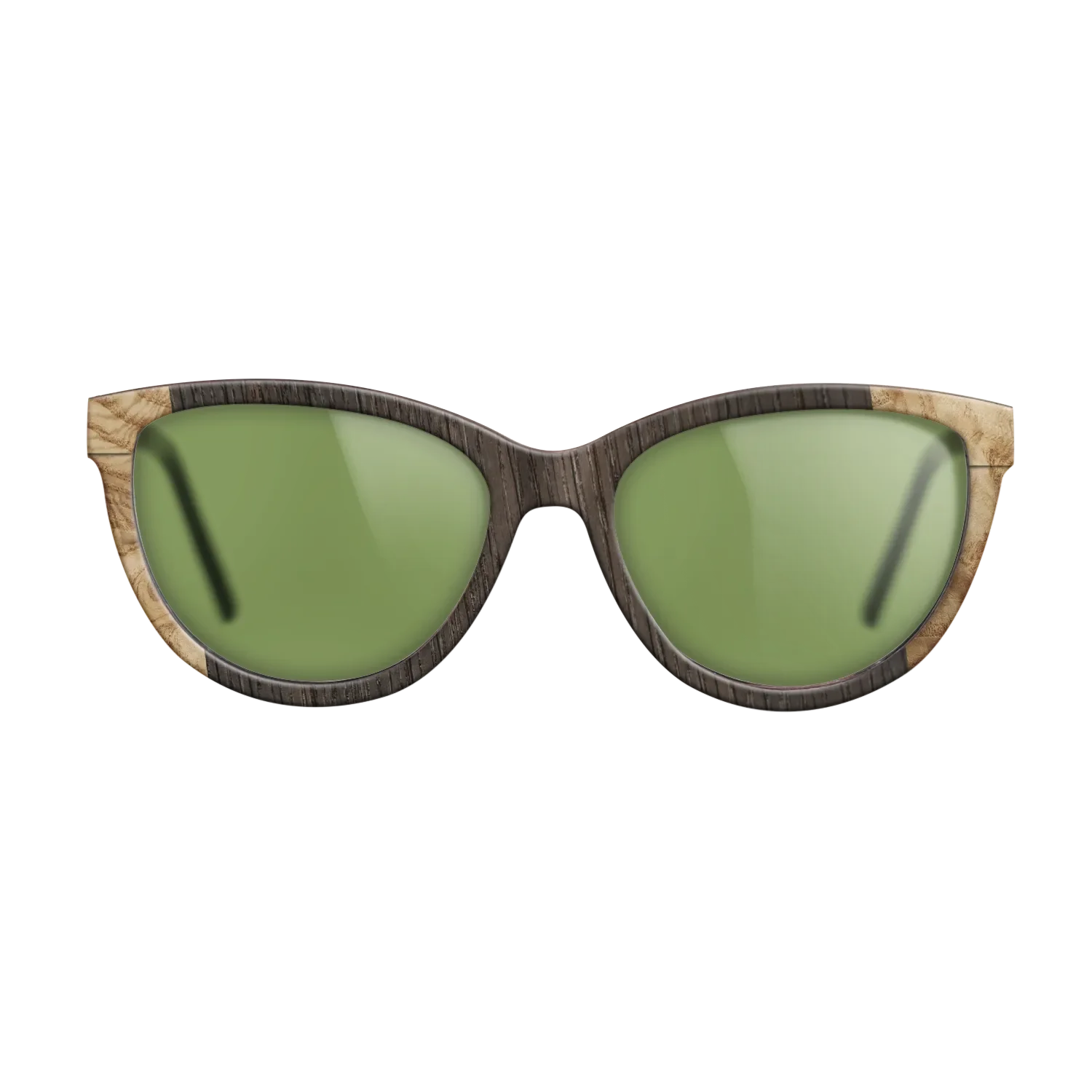 Fumed Oak,Italian Ebony,Olive Burl: Angle Cut - The Maiden - Cat - SIRIS wood optic