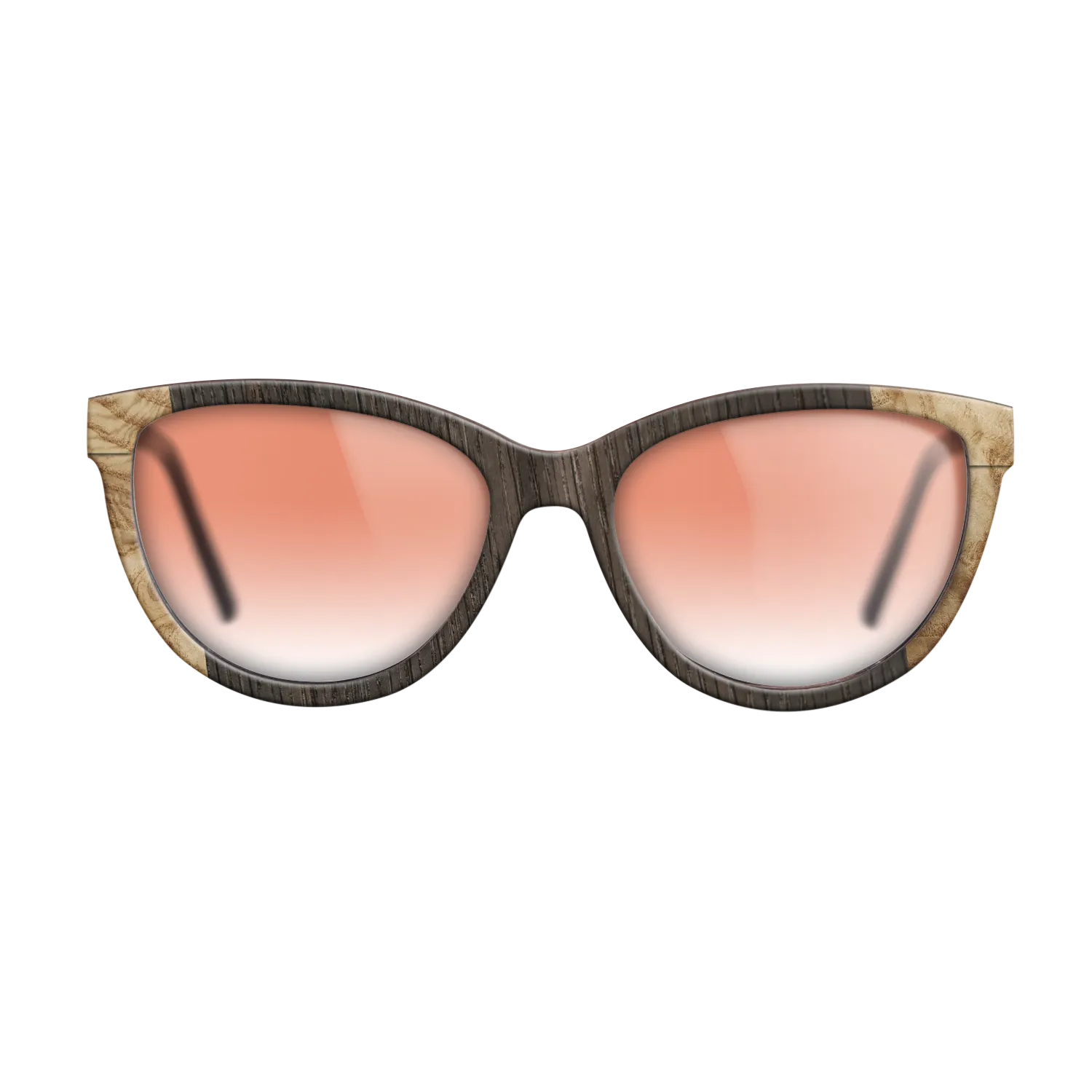 Fumed Oak,Italian Ebony,Olive Burl: Angle Cut - The Maiden - Cat - SIRIS wood optic