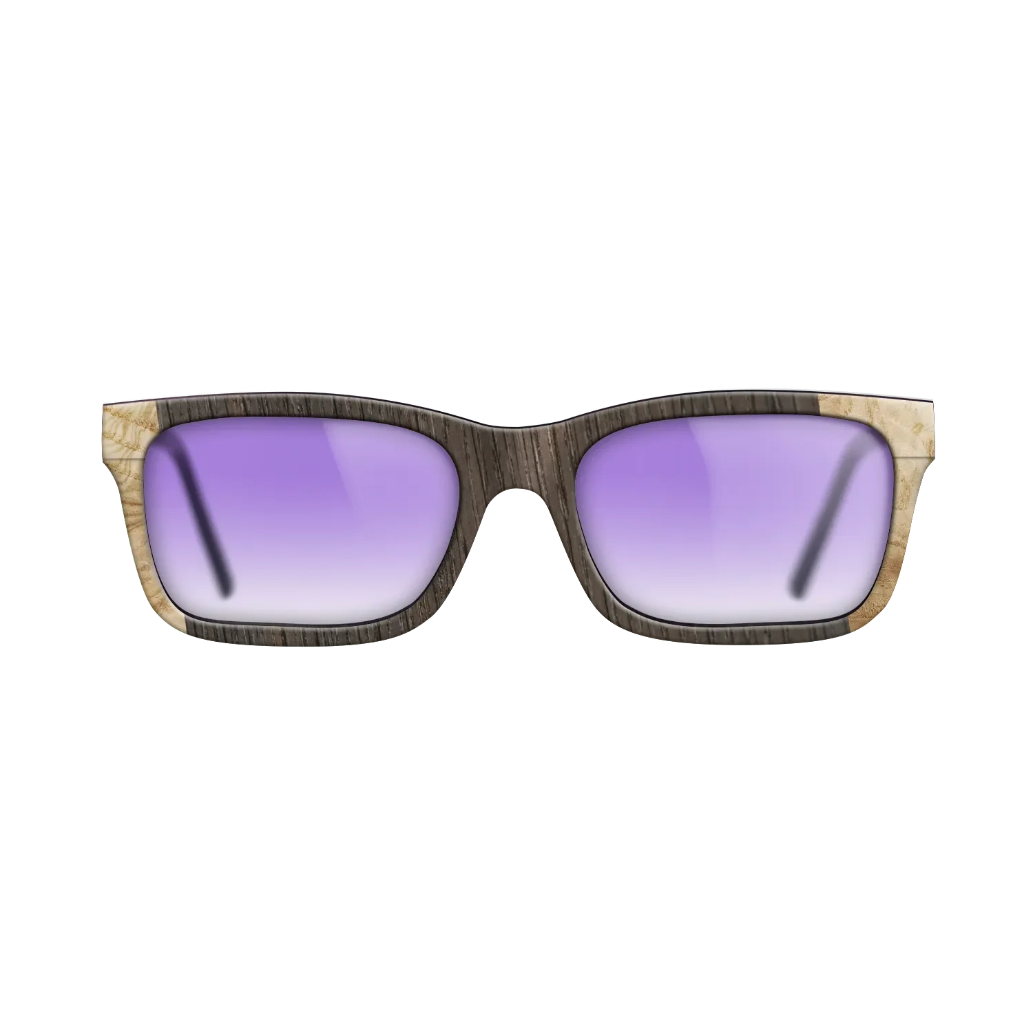 Fumed Oak,Italian Ebony,Olive Burl: Angle Cut - The Sage - Rectangle - SIRIS wood optic