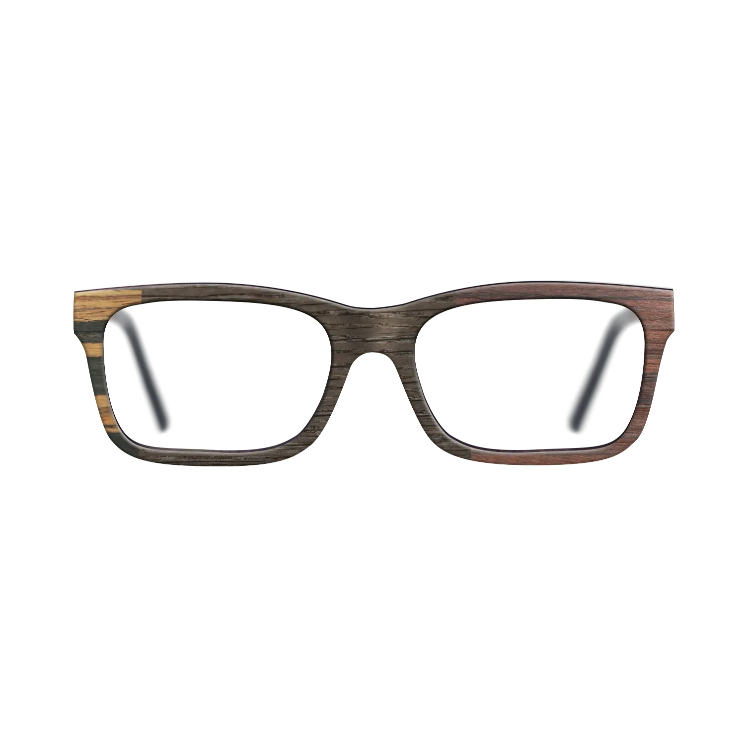 Fumed Oak,Italian Ebony,Rosewood Reconstituted,Poplar Dyed: Red: Patch - The Sage - Rectangle - 1866 - SIRIS wood optic