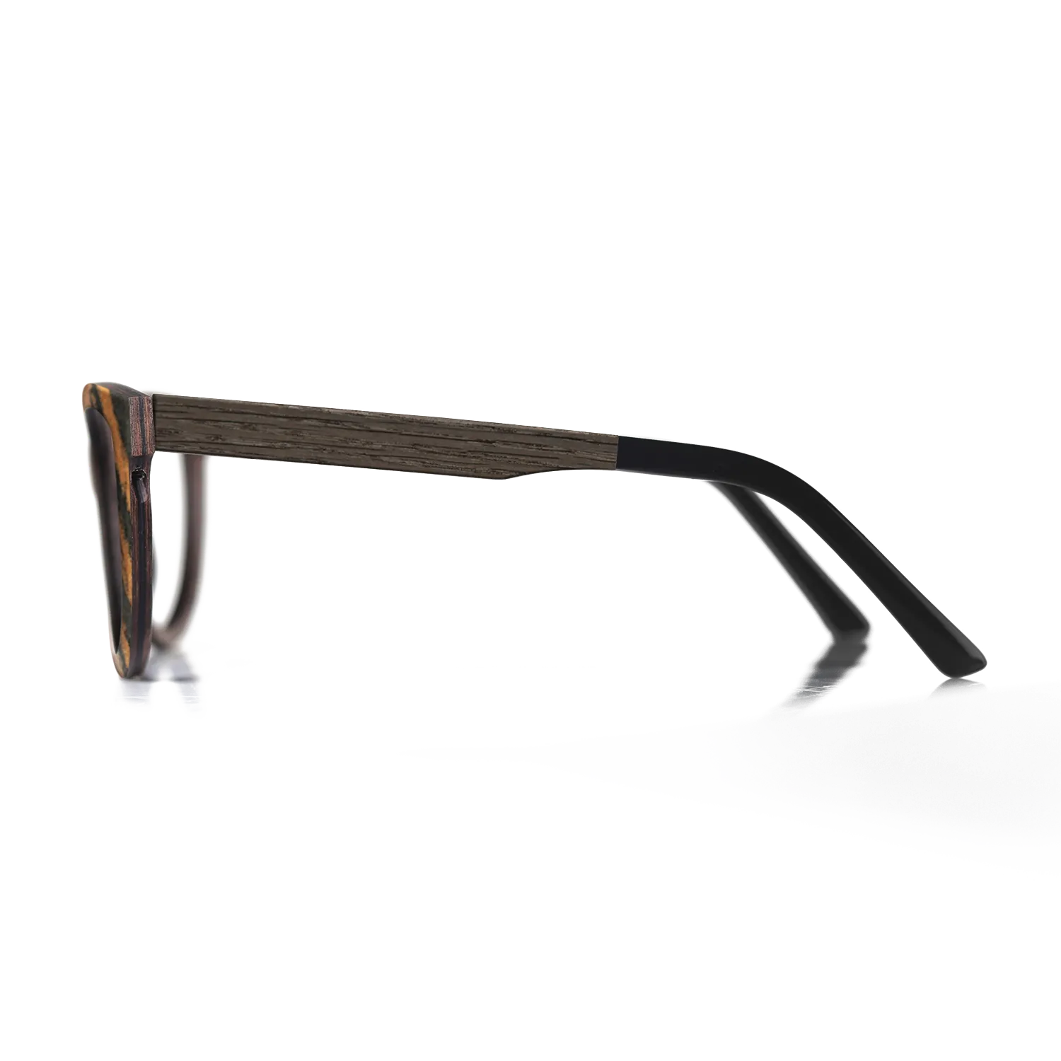 Fumed Oak,Italian Ebony: Weave - The Sage - Rectangle - 1131 - SIRIS wood optic