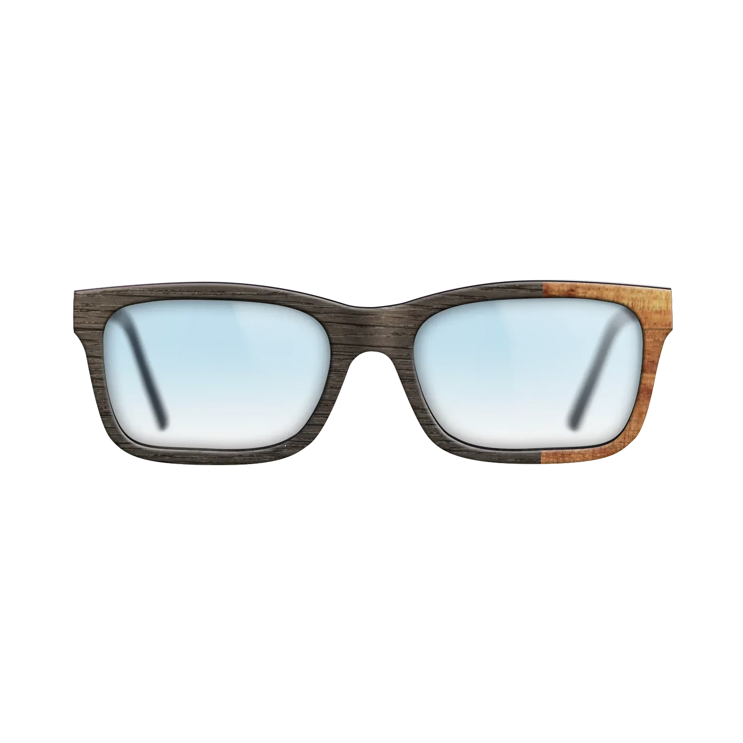 Fumed Oak,Koa: Bauhaus - The Sage - Rectangle - SIRIS wood optic