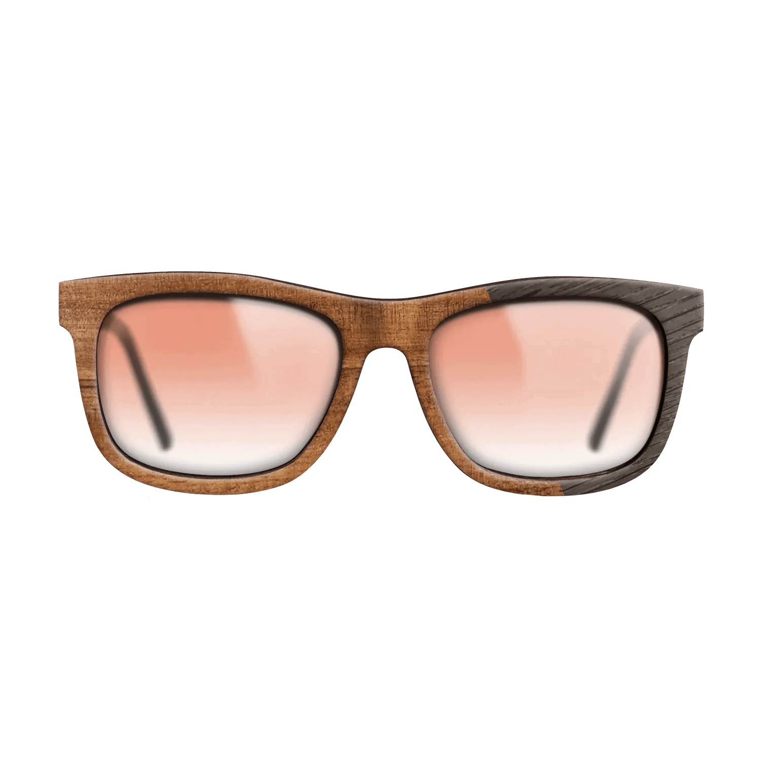 Fumed Oak,Koa: Binary - The Hero - Square - SIRIS wood optic