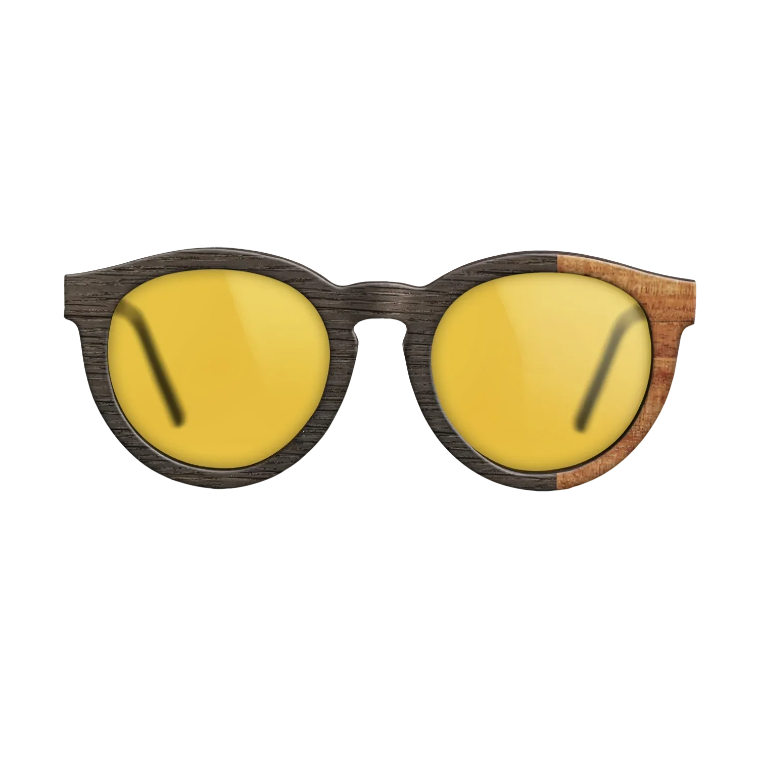 Fumed Oak, Koa: DiCut- The Rebel - Round - SIRIS wood optic