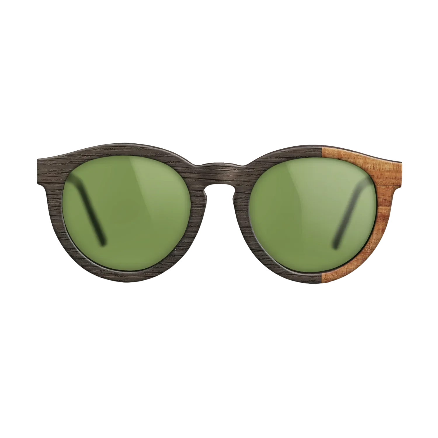 Fumed Oak, Koa: DiCut- The Rebel - Round - SIRIS wood optic