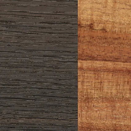 Fumed Oak, Koa: DiCut - The Sage - Rectangle - SIRIS wood optic