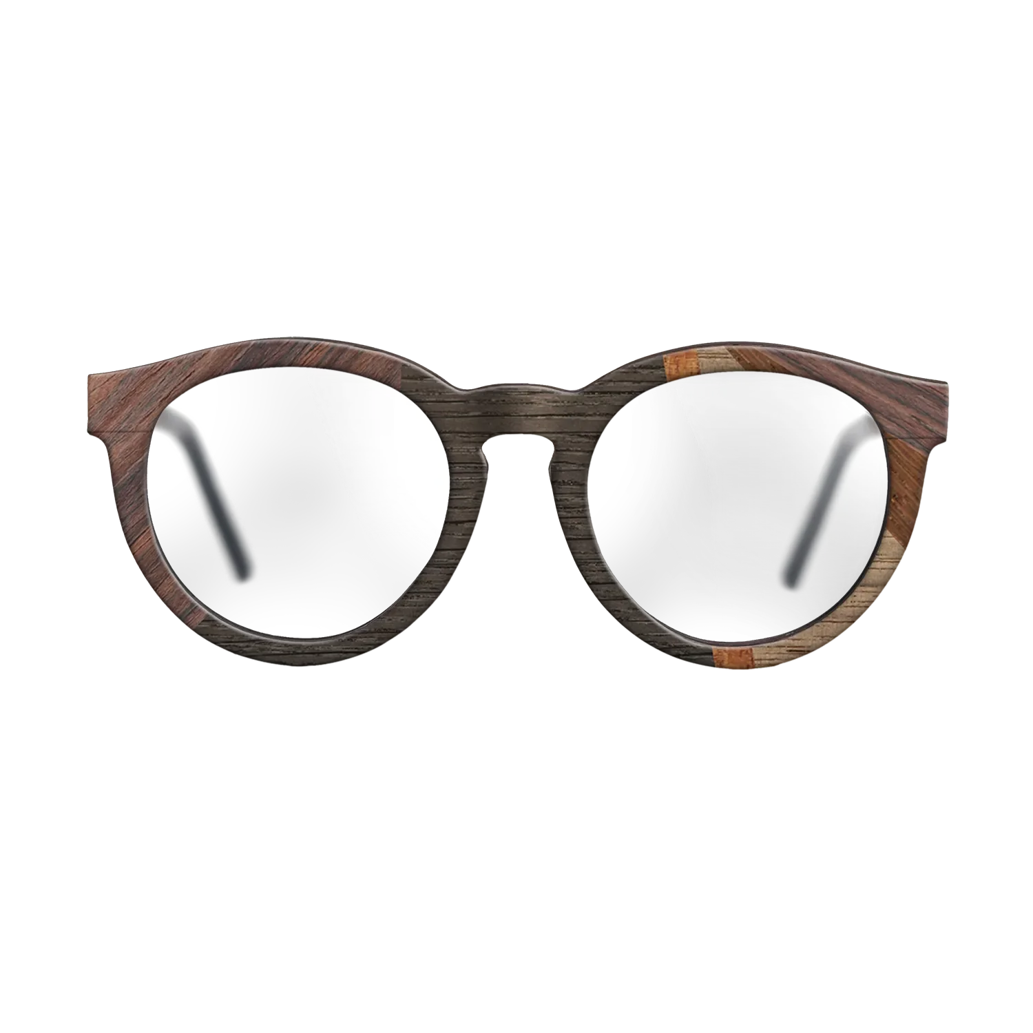 Fumed Oak,Koa,Wenge,Walnut: Straight Grain,Rosewood Reconstituted: Fractal - The Rebel - Round - 1807 - SIRIS wood optic