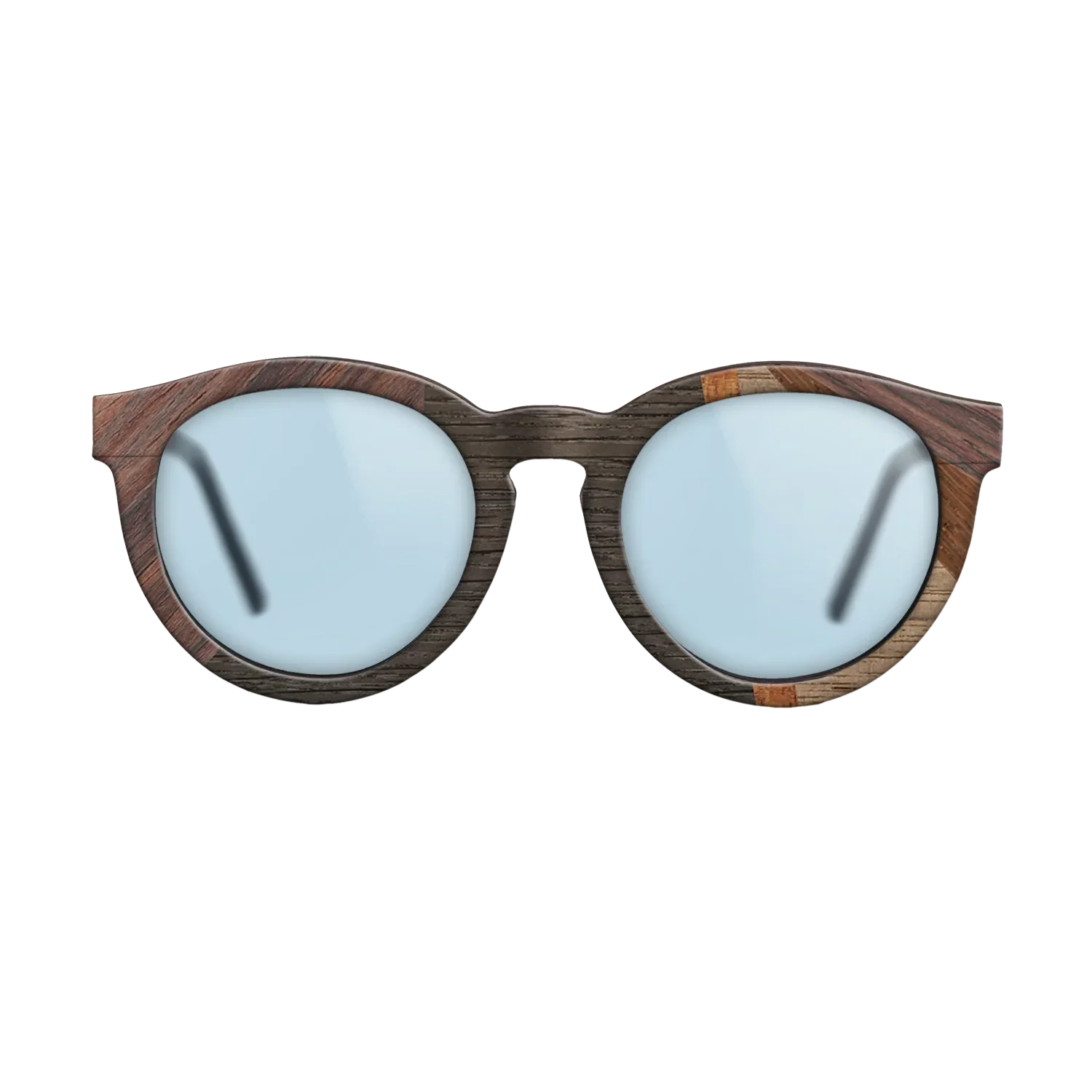 Fumed Oak,Koa,Wenge,Walnut: Straight Grain,Rosewood Reconstituted: Fractal - The Rebel - Round - 1807 - SIRIS wood optic
