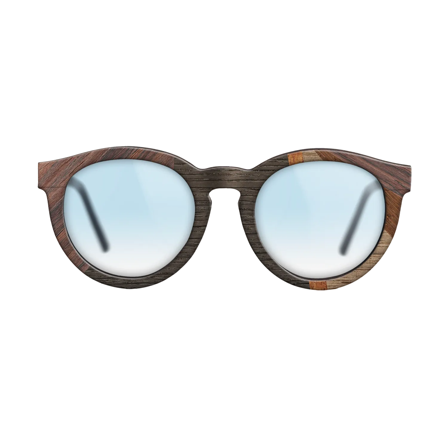Fumed Oak,Koa,Wenge,Walnut: Straight Grain,Rosewood Reconstituted: Fractal - The Rebel - Round - 1807 - SIRIS wood optic