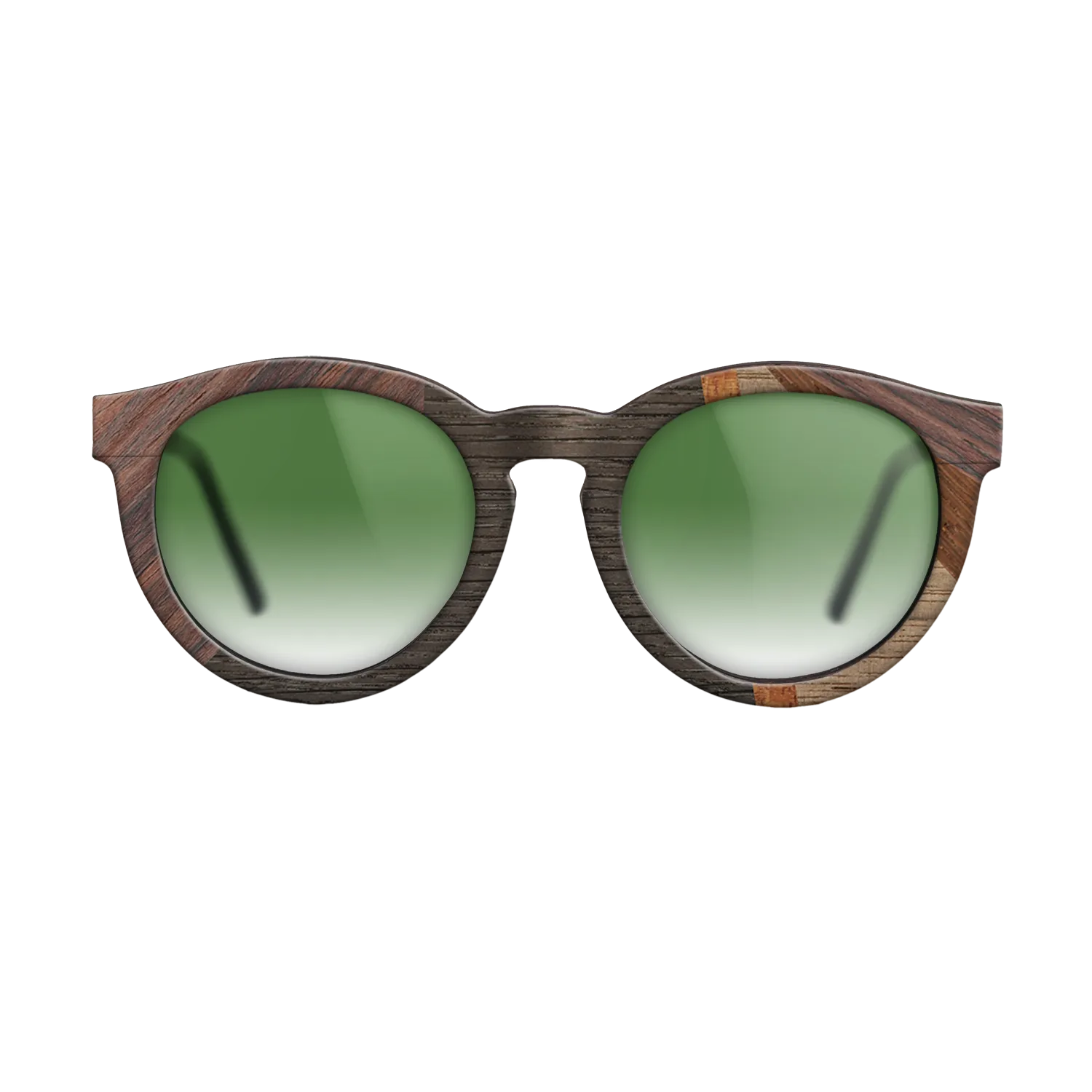 Fumed Oak,Koa,Wenge,Walnut: Straight Grain,Rosewood Reconstituted: Fractal - The Rebel - Round - 1807 - SIRIS wood optic