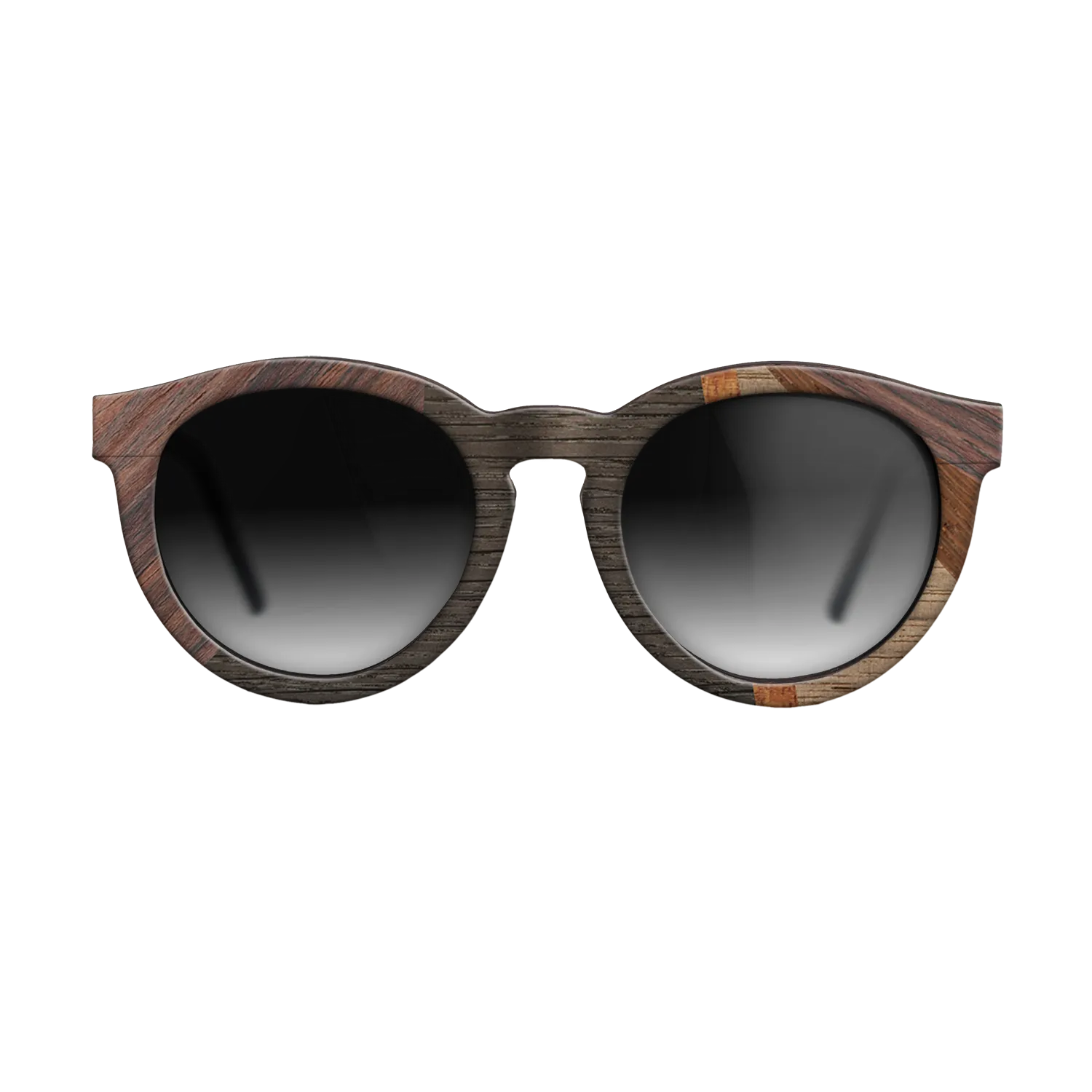 Fumed Oak,Koa,Wenge,Walnut: Straight Grain,Rosewood Reconstituted: Fractal - The Rebel - Round - 1807 - SIRIS wood optic
