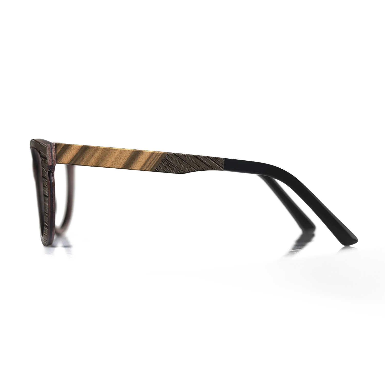 Fumed Oak,Louro Preto: Angle Cut - The Maiden - Cat - SIRIS wood optic