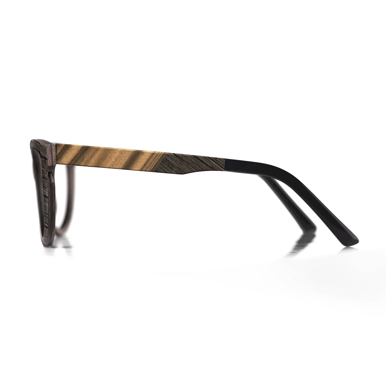 Fumed Oak,Louro Preto: Angle Cut - The Rebel - Round - SIRIS wood optic