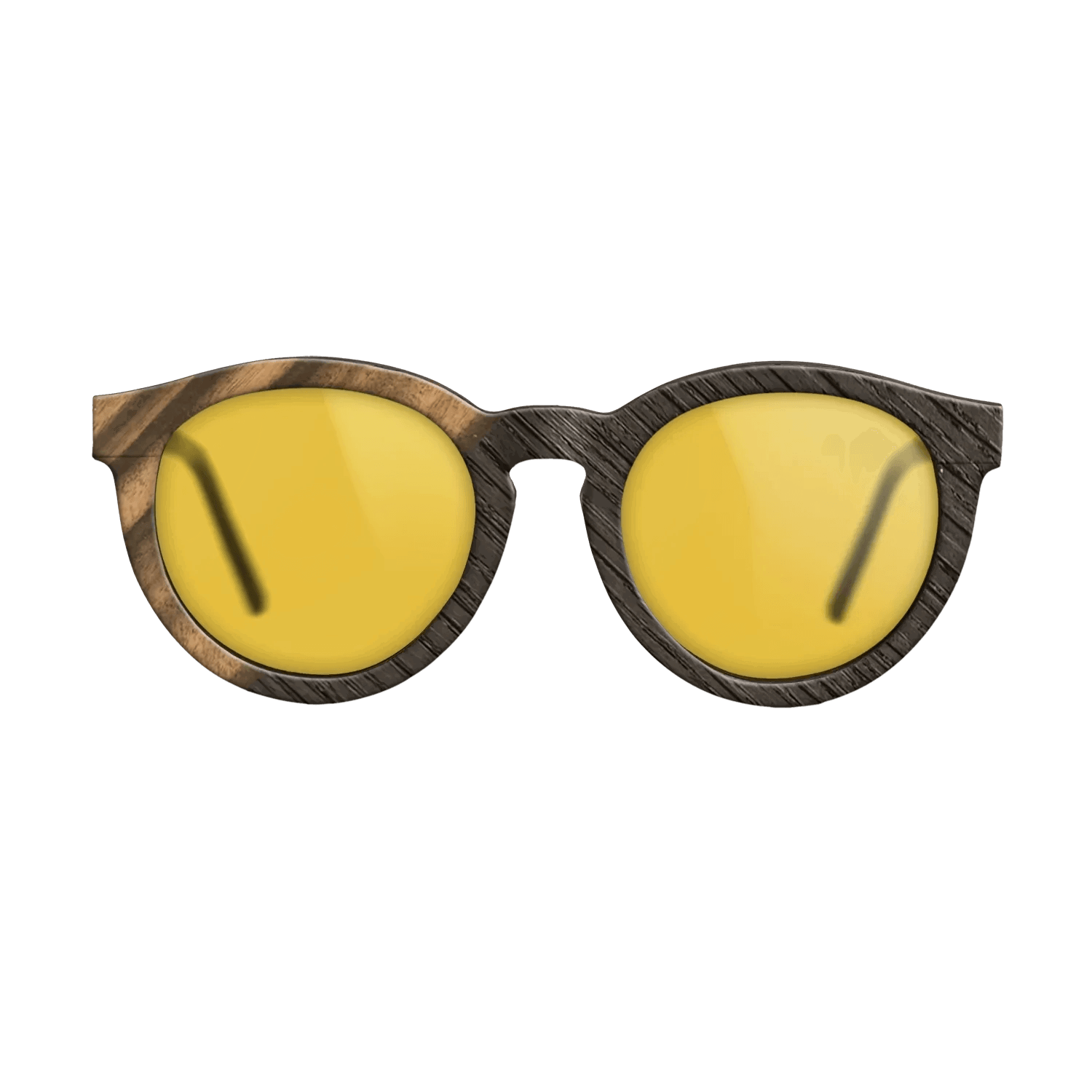 Fumed Oak,Louro Preto: Angle Cut - The Rebel - Round - SIRIS wood optic