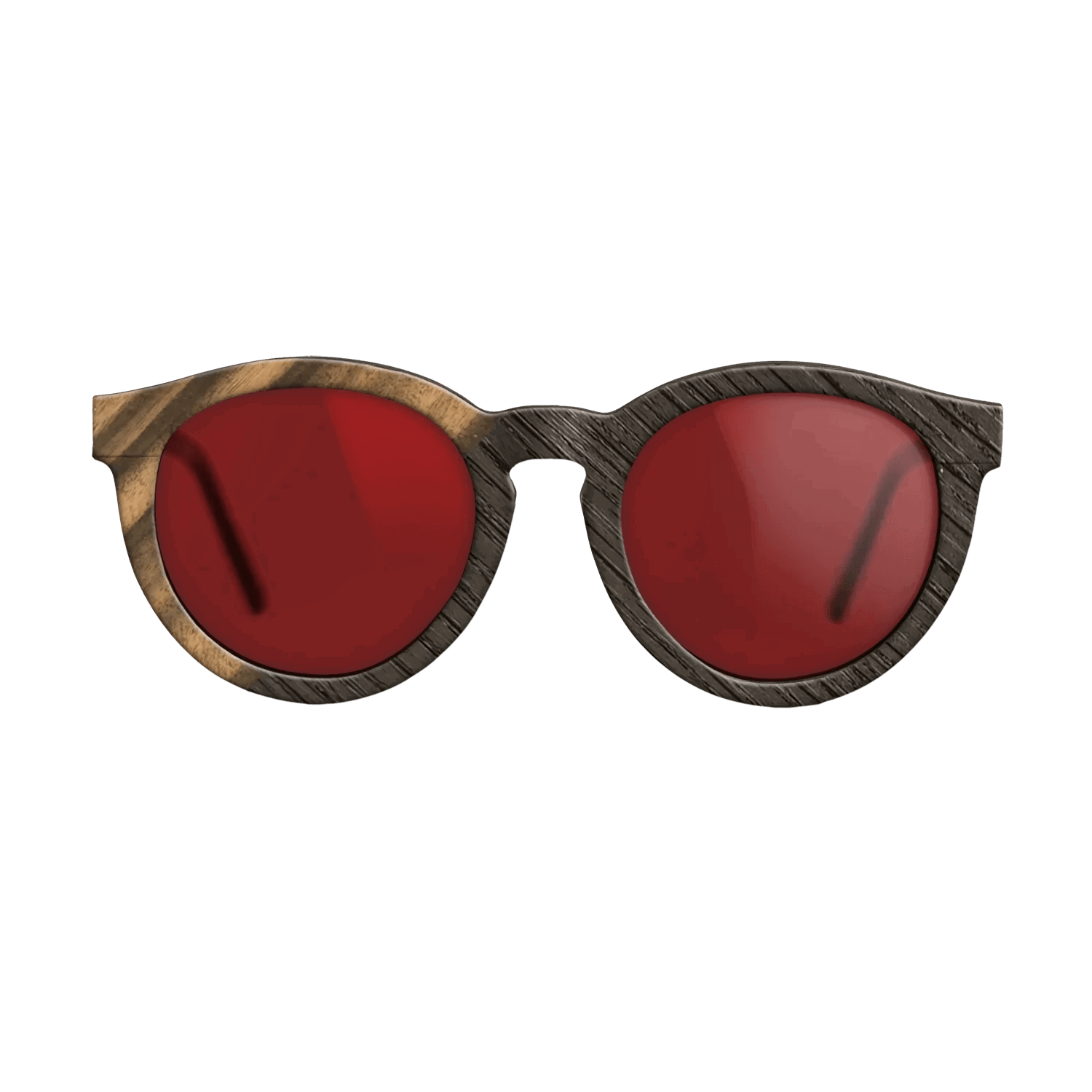 Fumed Oak,Louro Preto: Angle Cut - The Rebel - Round - SIRIS wood optic